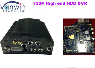 AHD 720P HD DVR móvil, dvr del coche de 3G GPS 4ch con el video audio