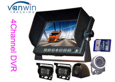 Autobús/camión/remolque/coche monitor AHD del coche de TFT de 7 pulgadas con 720P la cámara, tarjeta del SD