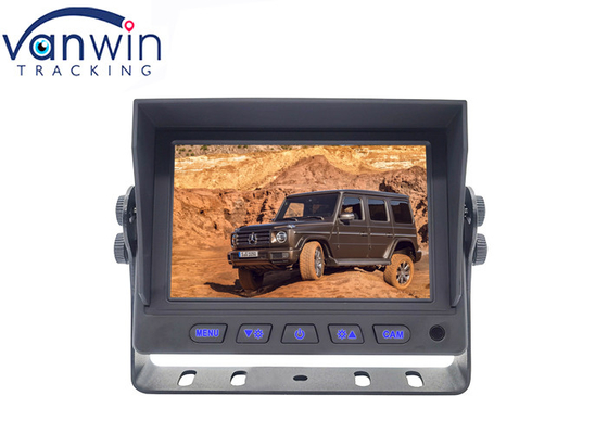 Exhibición 12V de la vista posterior del tablero de instrumentos de Digitaces del monitor LCD de Tft del coche 5 a 24V para el camión pesado