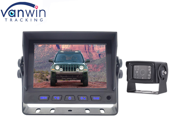 Exhibición 12V de la vista posterior del tablero de instrumentos de Digitaces del monitor LCD de Tft del coche 5 a 24V para el camión pesado