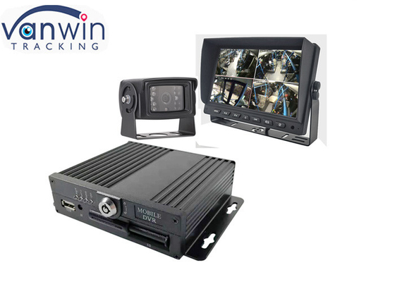 Vigilancia video móvil DVR de 4CH 4G GPS H.264 SD del vehículo móvil de la tarjeta