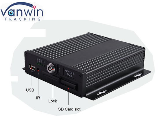 Vigilancia video móvil DVR de 4CH 4G GPS H.264 SD del vehículo móvil de la tarjeta