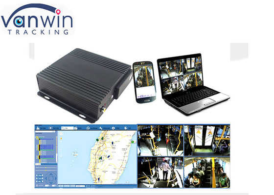 Sistema de gestión de vehículos de transmisión de vídeo en vivo 3G 4G con GPS WIFI SD DVR móvil