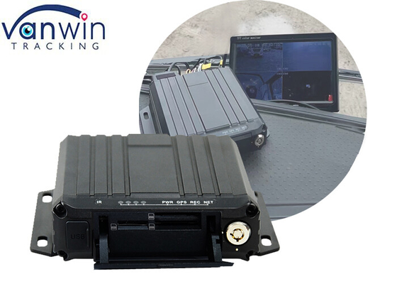 Tarjeta SD 1080p Grabadora de vídeo de 4 canales Cámara Sim Tarjeta GPS DVR móvil para CCTV del vehículo