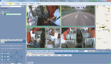 4 video MDVR del canal 12V 24V HD con el sistema de vigilancia del cansancio del conductor