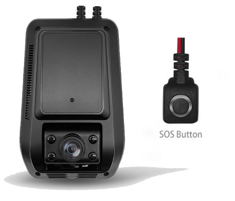 4 canales 1080P Truck Dash Cam Grabadora de flota GPS de seguimiento 4G Dash Cam Con ADAS DMS