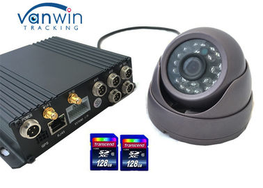 El SD carda el CCTV móvil de DVR HD para el coche 4CH de seguimiento DVR de la cámara del vehículo a bordo