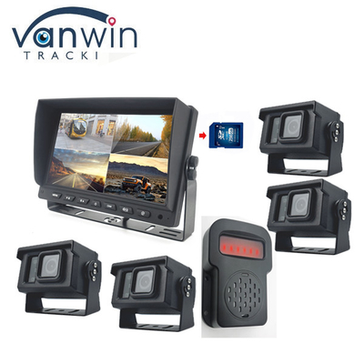 9 pulgadas IPS cámara de monitoreo de automóviles AHD1080p sistema de cámara de camión AI BSD