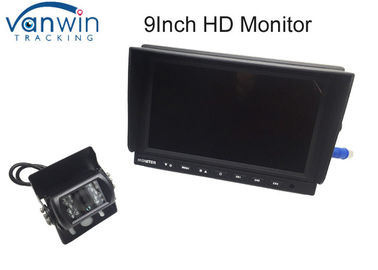 9 monitor de la cámara de vista posterior de la pulgada HD con 3CH 1080P/720P/cámaras análogas