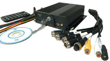 4CH se doblan el video digital 1080P GPS WIFI 4G MDVR de las ranuras SD con VGA, RJ45, intercomunicador