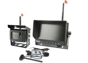 Acarree la radio de inversión de respaldo del equipo 2.4G de la cámara 7 pulgadas de monitor del coche