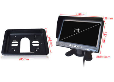 7 pulgadas en monitor del coche de la rociada con el sistema de seguridad del coche de la vista posterior de la cámara y del cable