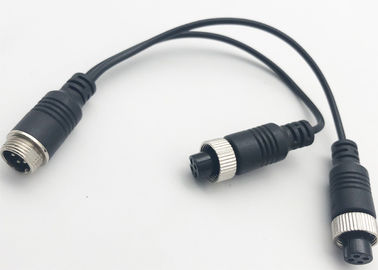 Los accesorios del alambre de cobre M12 DVR se doblan hembra de 4 Pin al conector macho/al adaptador
