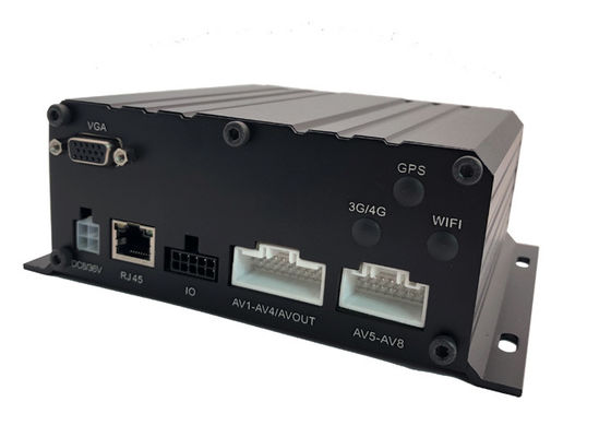 SSD DVR móvil de 4G 3G H265 GPS 4CH 1080P HDD con el intercomunicador para los autobuses