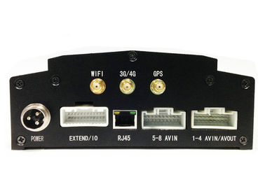 4CH/8CH vehículo móvil DVR, control inalámbrico de la tarjeta 3G H.264 DVR PTZ del SD