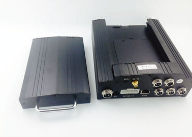 sistema de alarma video de la cámara del coche 3g HDD DVR móvil con el botón de pánico de Geofence del G-choque