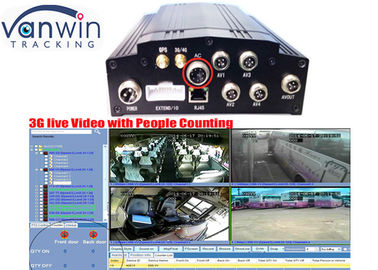 La gente del autobús del G-sensor del video de H.264 Digitaces contradice almacenamiento de 1TB HDD