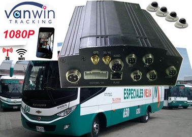 4CH 1080P HD DVR móvil GPS 4G WIFI MDVR para el sistema del cctv del autobús escolar con mini 4 cammeras