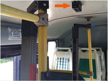 gente binocular del autobús 3G que cuenta al pasajero en datos almacenados del sistema de autobuses en tarjeta de HDD o del SD