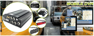 Sistema de seguridad móvil de las cámaras del canal doble DVR de las tarjetas SD 1080P 4