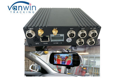 coche Dvr 3g 4g G/M Gprs de la cámara CCTV 4-Ch con la tarjeta de Sim, supervisión básica
