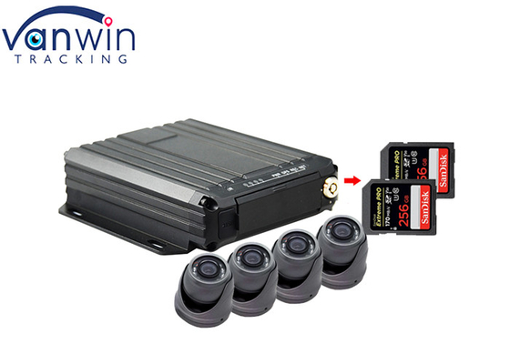 1080P 4 canales AHD doble SD MDVR sistema DVR de vehículo móvil