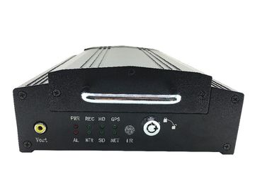 video digital del cuadro de coche negro básico de 4CH HDD GPS, tarjeta móvil del vehículo DVR SD
