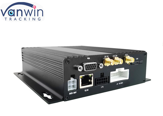 1080P AHD DVR de seguridad de doble SD móvil 4Ch GPS 3g 4g Wifi para la flota de autobuses