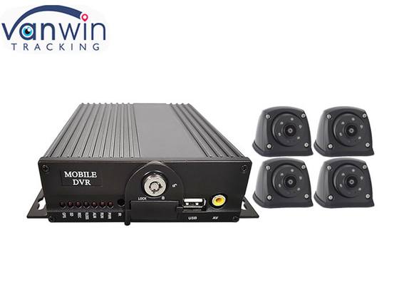 AHD 1080P 4g tarjeta SD doble 4ch GPS móvil cctv dvr