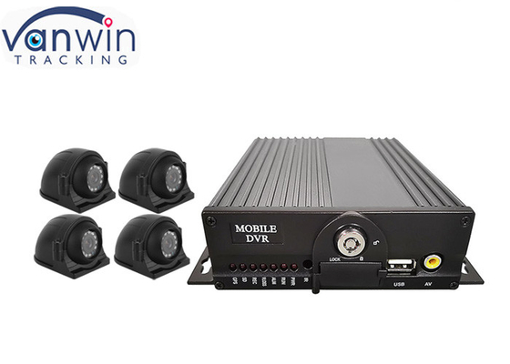 AHD 1080P 4g tarjeta SD doble 4ch GPS móvil cctv dvr