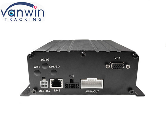 4ch 4G GPS WIFI H.265 HDD grabador de automóviles móviles DVR para la gestión de la flota de vehículos