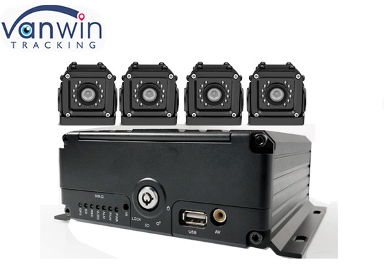 4ch 4G GPS WIFI H.265 HDD grabador de automóviles móviles DVR para la gestión de la flota de vehículos