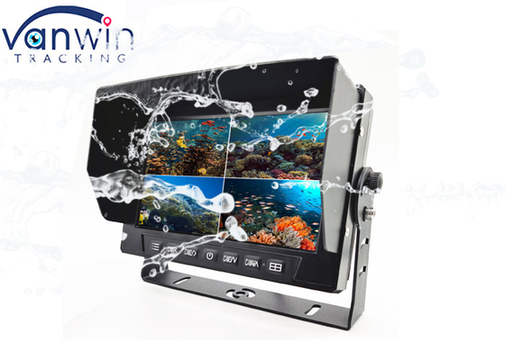 Monitor impermeable de la vista posterior del coche del autobús del camión de IP69K 7 pulgadas con la fractura 4