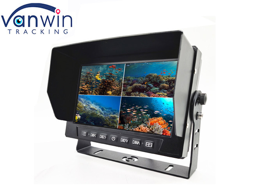 Monitor impermeable de la vista posterior del coche del autobús del camión de IP69K 7 pulgadas con la fractura 4
