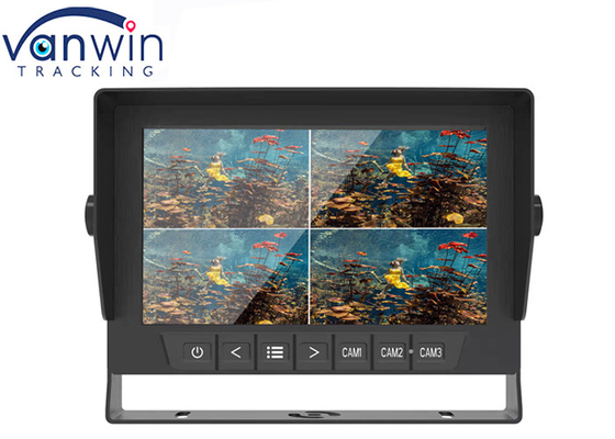 Monitor impermeable de la vista posterior del coche del autobús del camión de IP69K 7 pulgadas con la fractura 4