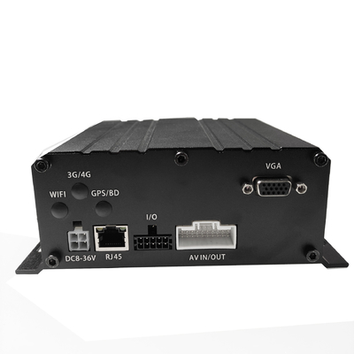 4G Live Video 6CH HDD del vehículo CCTV DVR Dispositivo de seguimiento GPS