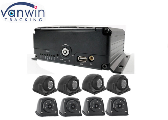8CH HDD SSD SD CardDVR del vehículo con GPS 4G alarma WIFI