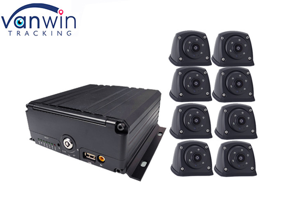 8CH HDD SSD SD CardDVR del vehículo con GPS 4G alarma WIFI