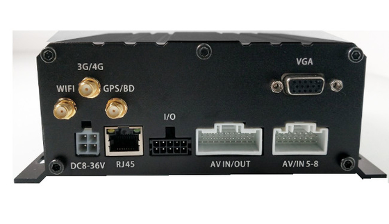 8CH HDD SSD SD CardDVR del vehículo con GPS 4G alarma WIFI
