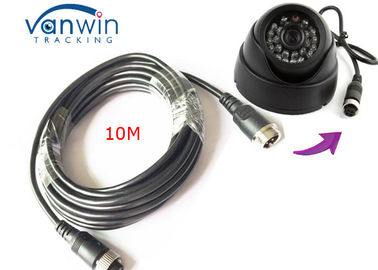 Varón del conector de la aviación de M12 4Pin al cable de extensión femenino los 5m para el sistema del CCTV de la cámara de vista posterior
