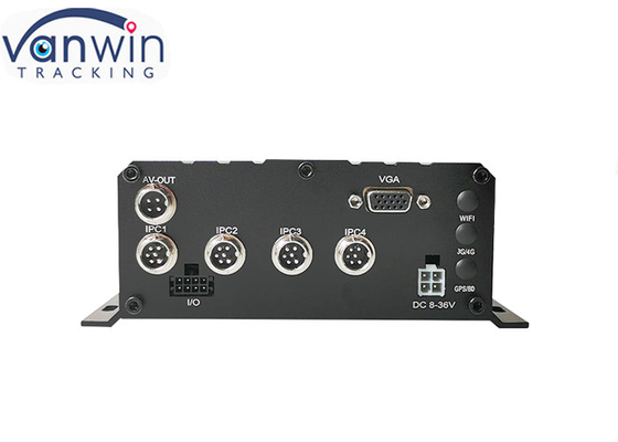 1080P IP 4G GPS DSM BSD H.264 4 canales DVR de automóviles