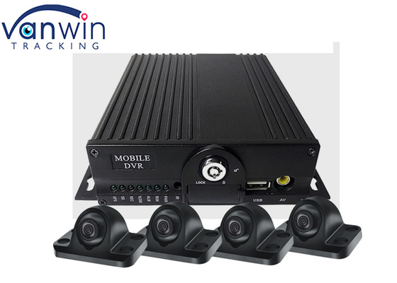 4G GPS WIFI CMSV6 Tarjeta SD doble 4 canales DVR móvil