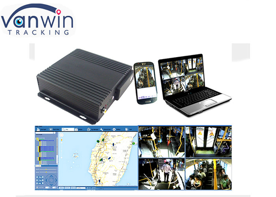 3G 4G Streaming de video en vivo Kit de DVR de vehículo con GPS WIFI SD DVR móvil