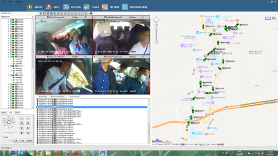4CH 3G 4G GPS WIFI 1080P HD sistema de video de vigilancia móvil