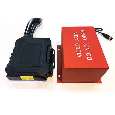 Accesorios de DVR móvil de vehículo Infierable Inodoro Color rojo brillante caja fuerte protegida