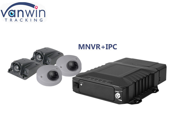 1080P IP MNVR 4 canales NVR móvil con GPS 4G WIFI AI