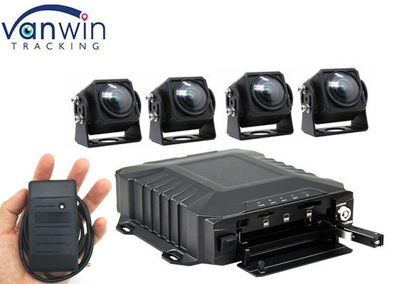 3g / 4g Wifi Hdd Tracking 4/8 canales de equipos de DVR móviles con RFID para taxis camiones autobuses
