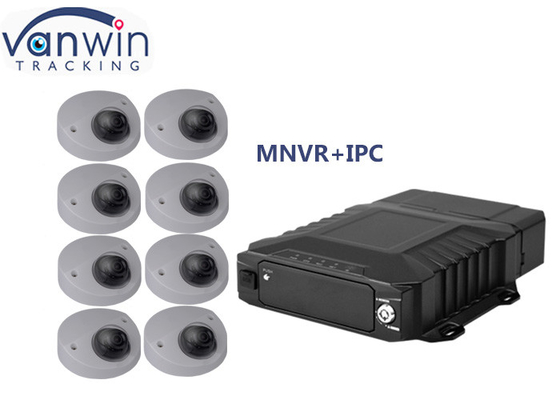 3g / 4g Wifi Hdd Tracking 4/8 canales de equipos de DVR móviles con RFID para taxis camiones autobuses