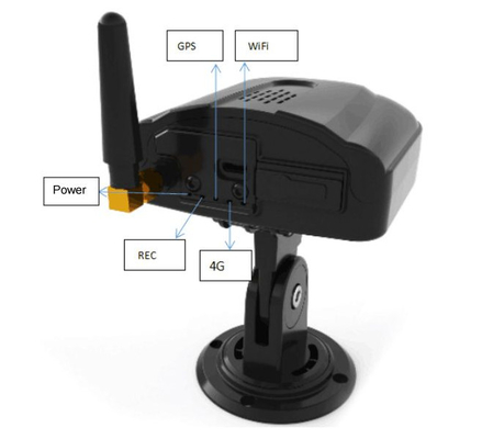 Mini AI MDVR Dashcam Sistema de detección de fatiga del conductor de la cámara del coche para el camión del coche