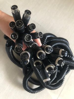 Personalizar accesorios de DVR M12 4pin Hombre / Mujer a RCA / BNC conector DC / cables de adaptador